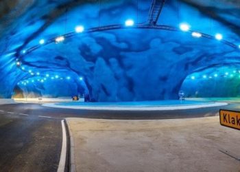 Primul sens giratoriu rutier subacvatic din lume se deschide in Insulele Feroe